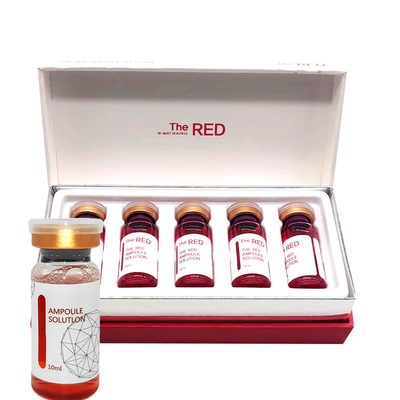 Mesotherapy Lipplysis RED Ampoule Solution for Neck Slimming
