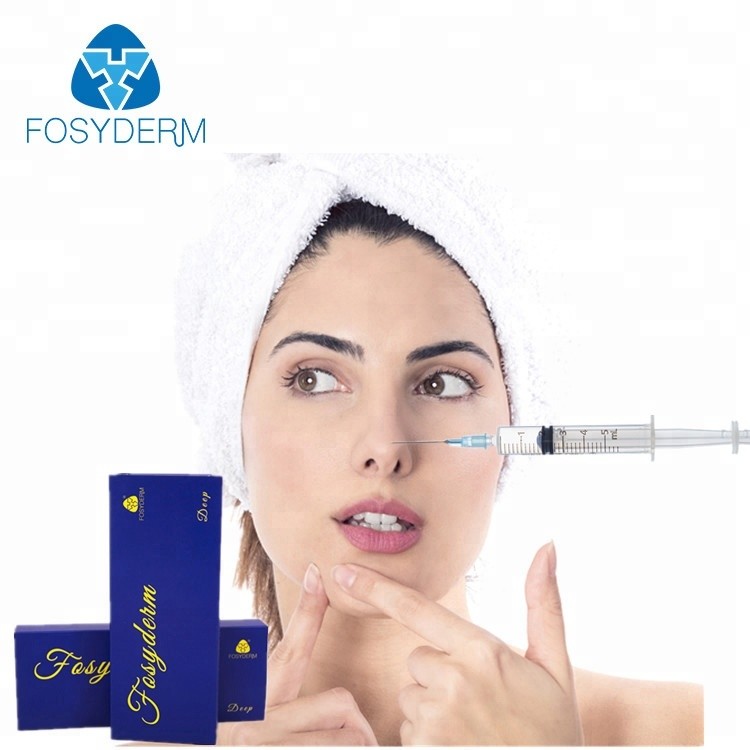 2ml Cross Linked Dermal Filler / Hyaluronic Acid Gel Injection For Nose
