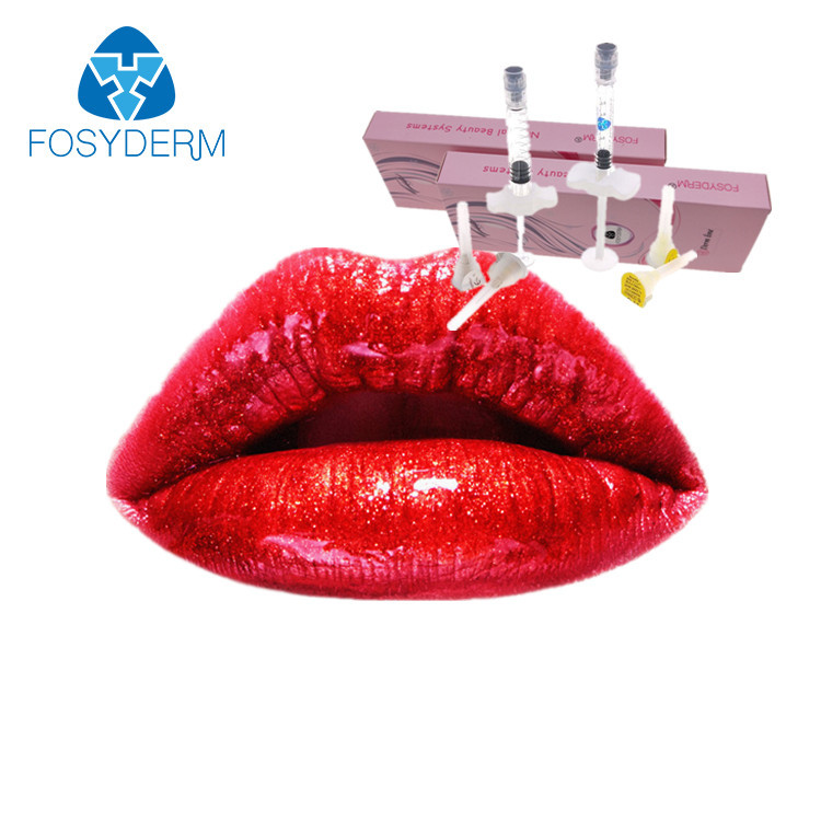 2ml Derm Hyaluronic Acid Filler Lidocaine , Lip Injections Fullness HA
