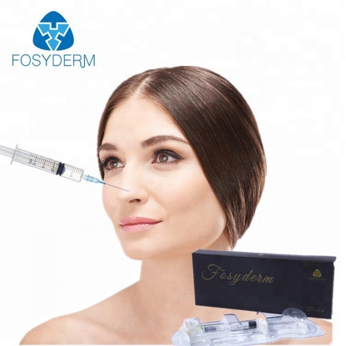 1ml Hyaluronic Acid Skin Injections Gel , Cross Linked Injectable Dermal Filler