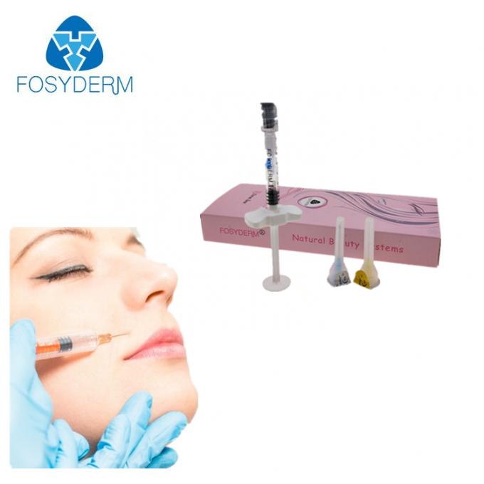 Transparent Fosyderm Lips Hyaluronic Acid Chin Filler 24mg Sodium