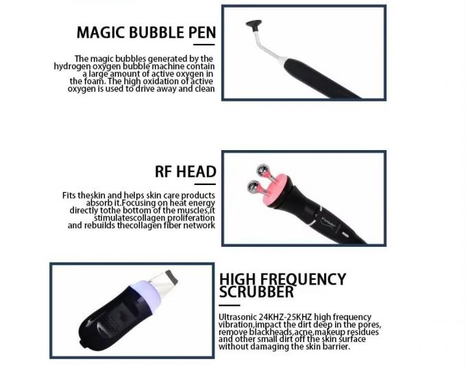 Facial Machines Face Cleaning Machine Anti-Wrinkle Water Oxgen Jetpeel 5
