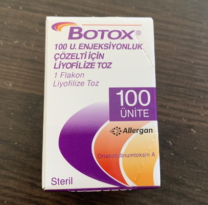 Allergan 100 Units Botox Injection Botulinum Toxin Wrinkles Removal