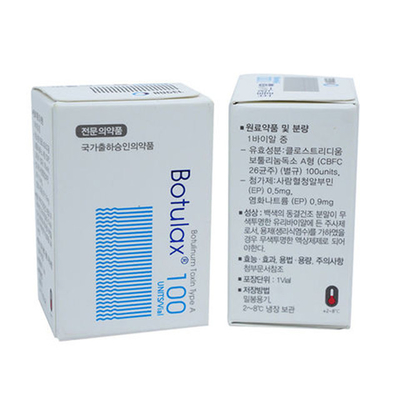 Injectable Dermal Botox Filler Botulinum Toxin Type A Botulax 100 Units