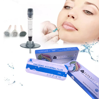 Cross Linked Hyaluronic Acid Dermal Filler For Face Lips Injection 24mg/Ml