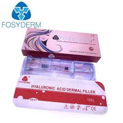 Cross Linked Hyaluronic Acid Dermal Filler For Face Lips Injection 24mg/Ml