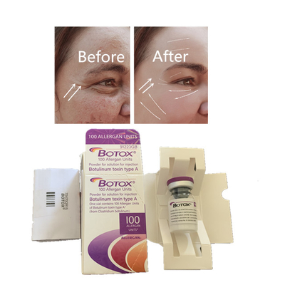 Wrinkle Reduction 100 Units Allergan Botox Injection Eliminates Facial Fine Lines