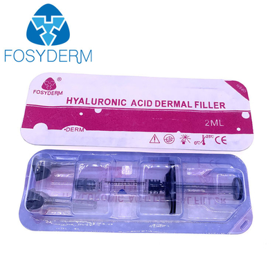 Fosyderm 2ml Hyaluronic Acid Dermal Filler For Facial Wrinkles Lips Chin Cheeks