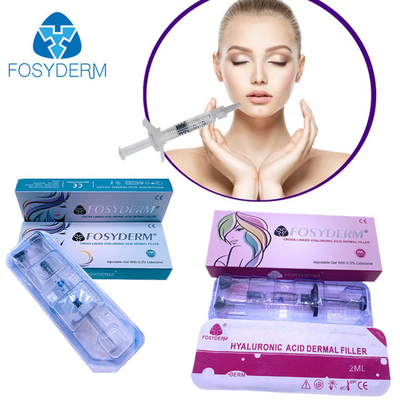 Fosyderm 2ml Hyaluronic Acid Dermal Filler For Facial Wrinkles Lips Chin Cheeks