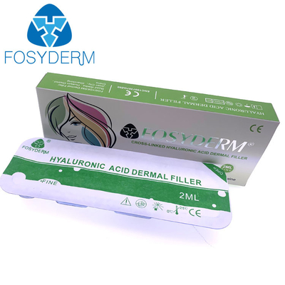 Fosyderm 2ml Hyaluronic Acid Dermal Filler For Facial Wrinkles Lips Chin Cheeks