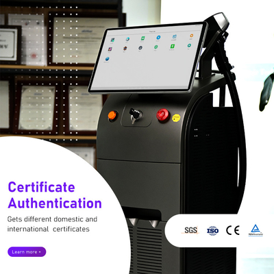 Diode Laser Hair Removal Machine 3 Waves Switchable Spot Ice Titanium Hair Removal