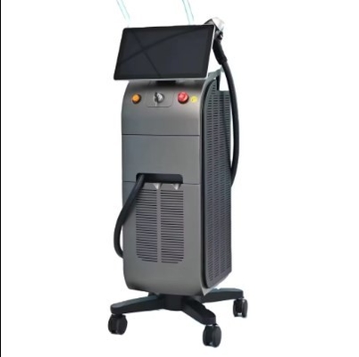 808nm One/Double Handle 1200W 1800W Diode Laser Hair Removal Machine Ice Titanium For Salon