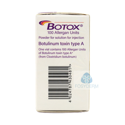 Long Lasting 100 Units Allergan Pure Botulinum Toxin For 3-6 Months Duration And Mild Pain Level