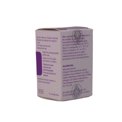 Allergan  Injection 100 Units for Wrinkle Removal