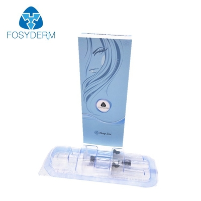 Women Face Hyaluronic Acid Skin Injections Cross Linked In Transparent Color