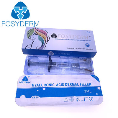 Fosyderm Filler Cross-Linked Dermal Filler Hyaluronic Acid 2ml Deep injection