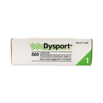 Dysport 500u Botulinum toxin skin care wrinkles removal Botox injection