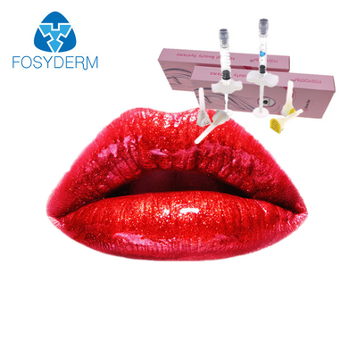 2ml Derm Hyaluronic Acid Filler Lidocaine , Lip Injections Fullness HA Gel With Lidocaine