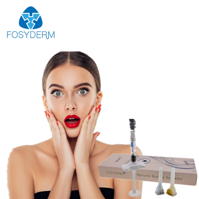Cross Linked Fosyderm Injectable Dermal Filler Hyaluronic Acid Dermal Filler 2ml For Face