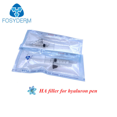 Syringe Cross Linked Hyaluronic Acid Based Dermal Fillers For Hyaluronic Pen Use