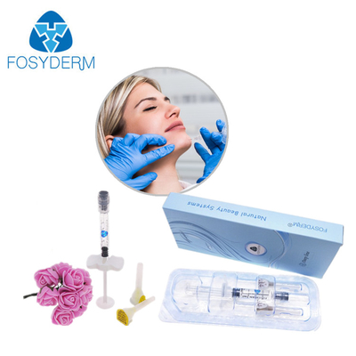 Facial Hyaluronic Acid Dermal Filler With Syringe For Lip Nose Chin Cheek 24mg