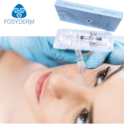 Clear Fosyderm Facial Chin Hyaluronic Acid Dermal Filler BD Syringe For Nose