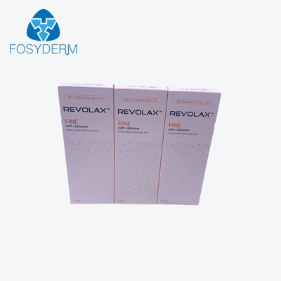 Revolax 1.1 Ml Fine 0.3% Lidocaine Hyaluronic Acid Injections For Wrinkles