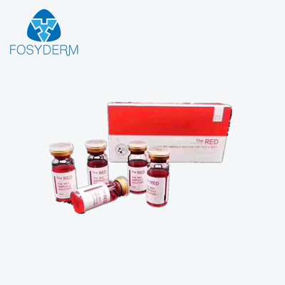 Fat Dissolving By Injecting The Red Lipolytic Solution 10Ml Each Vial