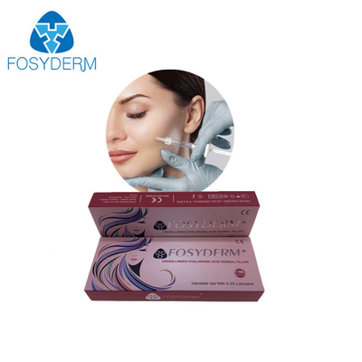 1ml 2ml cosmetic dermal filler For Deep Wrinkles HA Gel Injection CE