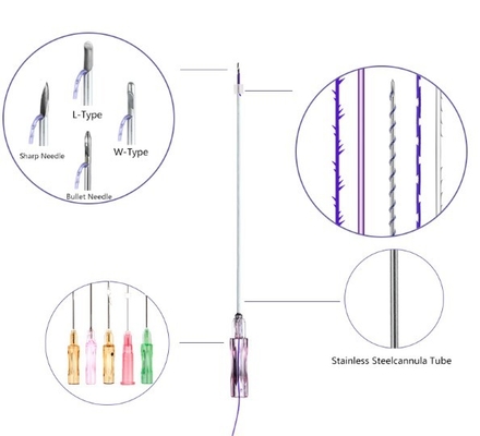 4D/5D/6D PDO Thread Lift Face Lifting Cog Mono Screw Absorbable Lifting Thread