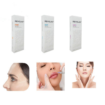 Cross Linked HA Dermal Filler CE Revolax Deep With Lidocaine