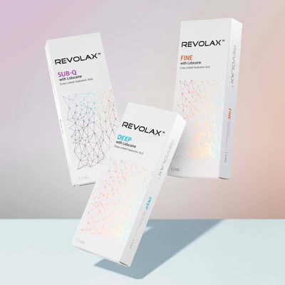 Cross Linked HA Dermal Filler CE Revolax Deep With Lidocaine