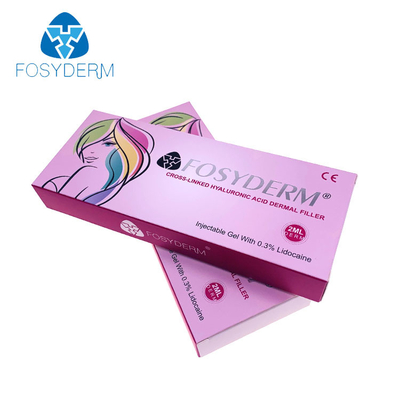 Fosyderm 2Ml Lips Filler Removing Medium Wrinkles Hyaluronic Acid