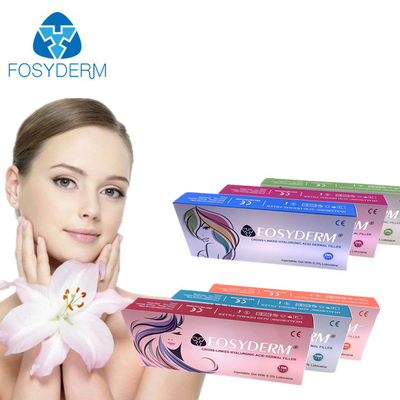 Fosyderm Hyaluronic Acid Face Dermal Filler Cross Linked HA Gel 1ml 2ml 5ml