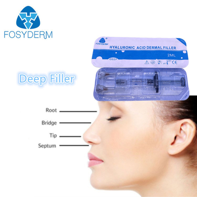 Injection Gel HA Dermal Filler Fosyderm 2Ml Deep Nose Filler