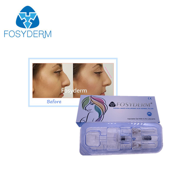 Cross Linked Injectable HA Deep Dermal Filler For Nose Chin Jawline CE Approved