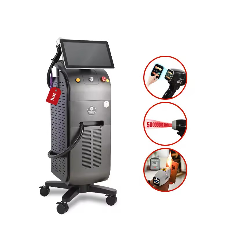 1-10Hz Repetition Rate Diode Laser Hair Removal Machine Parts With Skin Contact Sensor