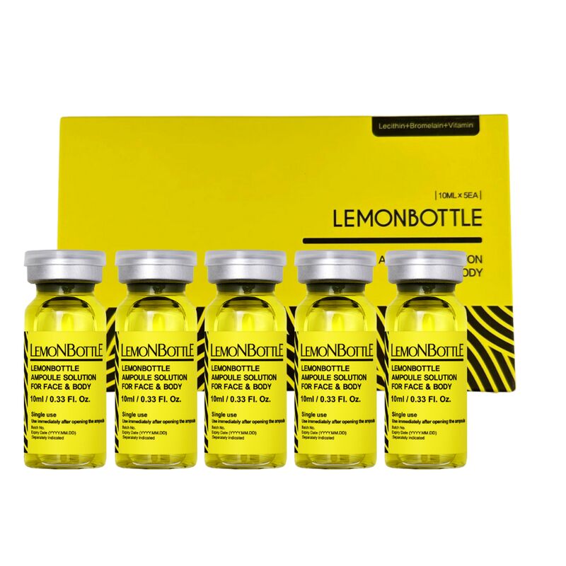 Lemon bottle Injectable Mesotherapy Serum 10ml For Fat Dissolve