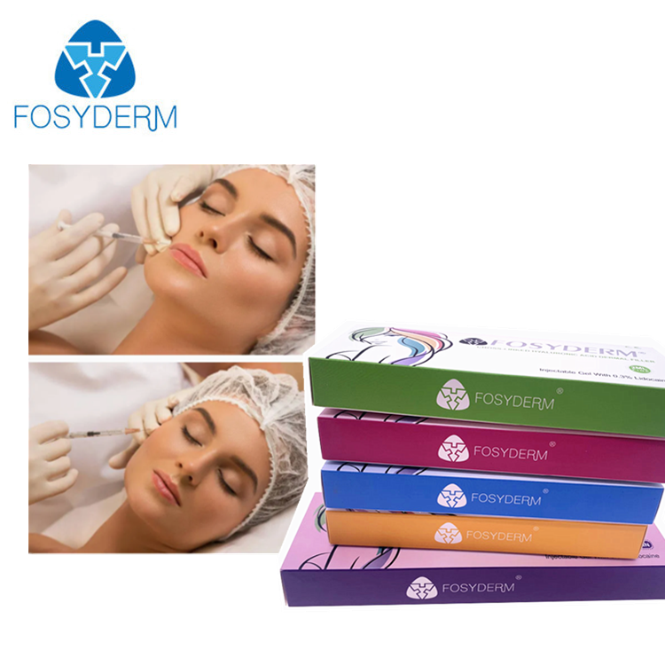 Injectable Hyaluronic Acid Dermal Filler With High Viscosity For Cheeks Chin Nose Lip Volume Correction