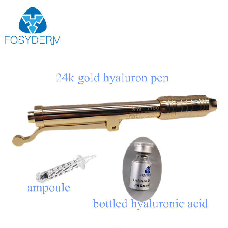 Painless 24k Gold Hyaluron Pen Treatment For Anti Wrinkle , Skin