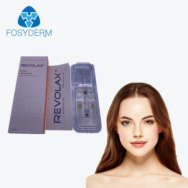 Revolax 1.1 Ml Fine 0.3% Lidocaine Hyaluronic Acid Injections For Wrinkles
