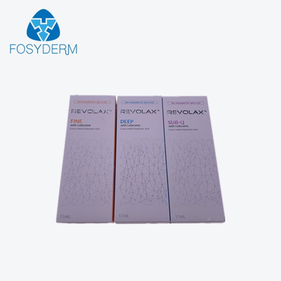 Injectable Revolax 1.1Ml HA Gel Dermal Filler Face Filling With Fine Deep And Sub -Q