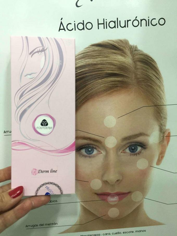 2ml Derm Hyaluronic Acid Filler Lidocaine , Lip Injections Fullness HA